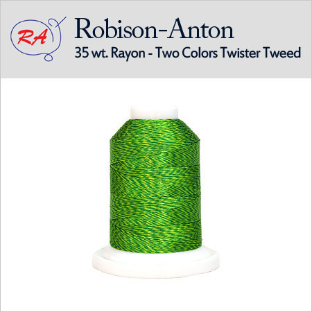 로비슨 앤턴 - 100% 레이온사 35wt 트위스터 트위드 (IRISH GREEN) 1022RA79052