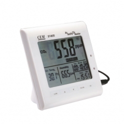[CEM]  탁상 벽걸이형 온도/습도/CO2측정기(USB)  DT-802D